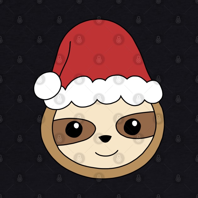 Cute Santa Sloth by pako-valor